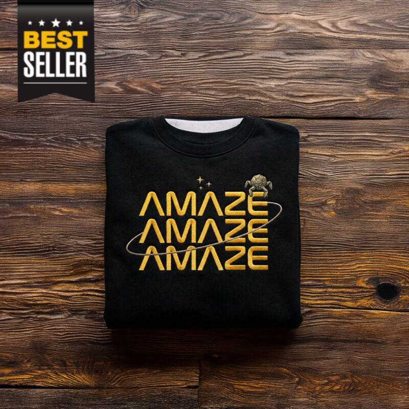Amaze Amaze Amaze Embroidered Sweatshirt