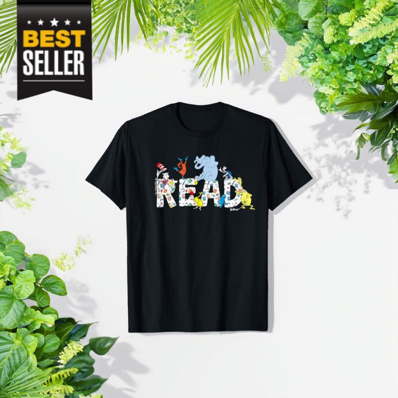 Dr. Seuss Characters Read Design T-Shirt