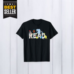 Dr. Seuss Characters Read Design T-Shirt