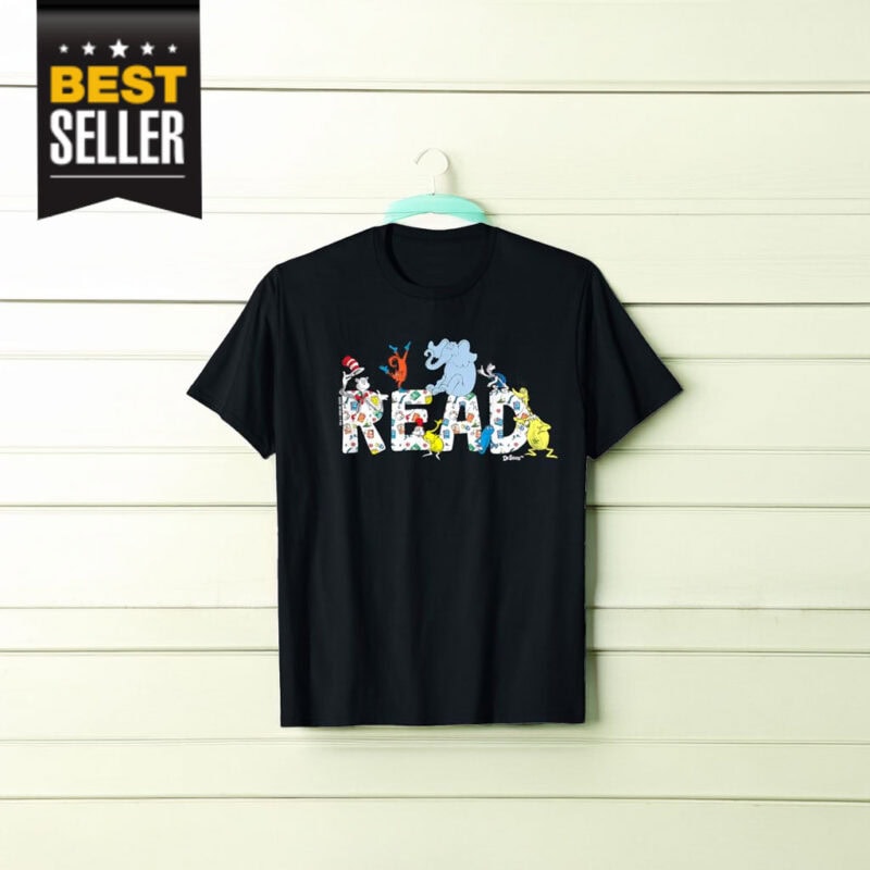 Dr. Seuss Characters Read Design T-Shirt