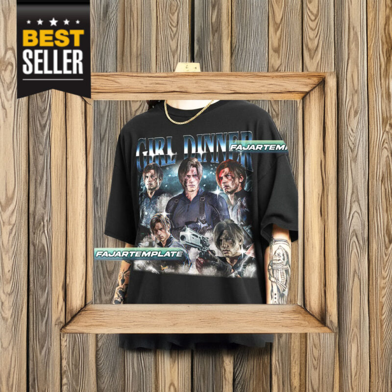 Leon Kennedy, Girl Dinner Resident Evil Vintage T-Shirt