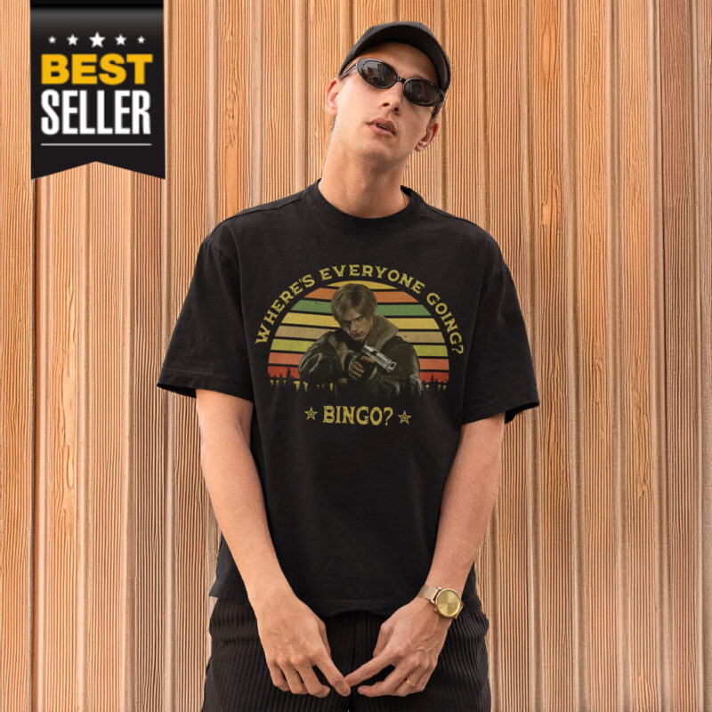 Resident Evil Leon Kennedy Bingo T-Shirt