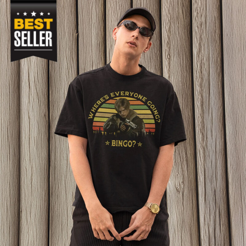 Resident Evil Leon Kennedy Bingo T-Shirt