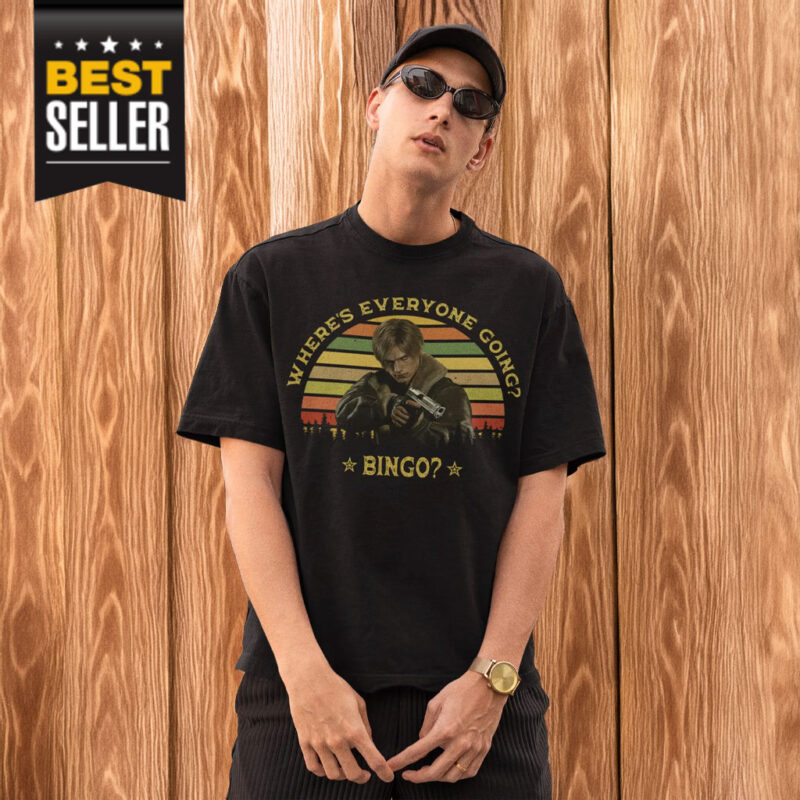 Resident Evil Leon Kennedy Bingo T-Shirt