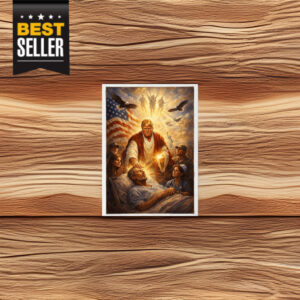 Trump Jesus Humor Sticker