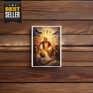 Trump Jesus Humor Sticker