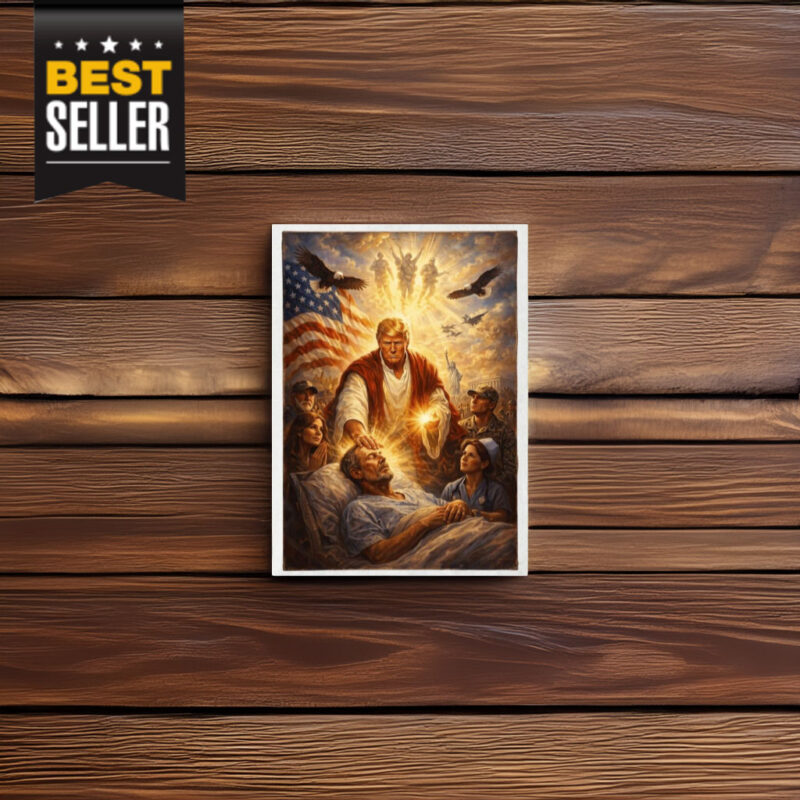 Trump Jesus Humor Sticker