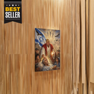 Trump as Jesus Healing the Sick Epstein Meme Poster