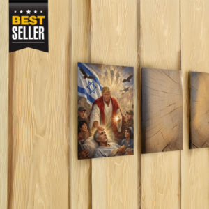 Trump as Jesus Healing the Sick Epstein Meme Poster