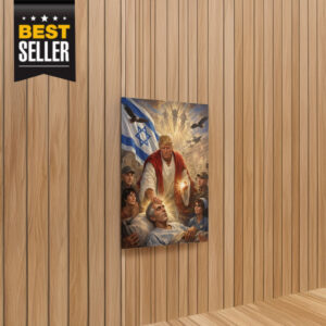 Trump as Jesus Healing the Sick Epstein Meme Poster