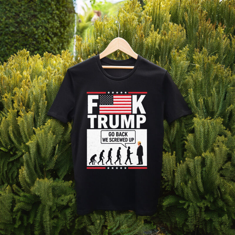 Stephen Colbert “FK Trump Go Back We Screwed Up” T-Shirt