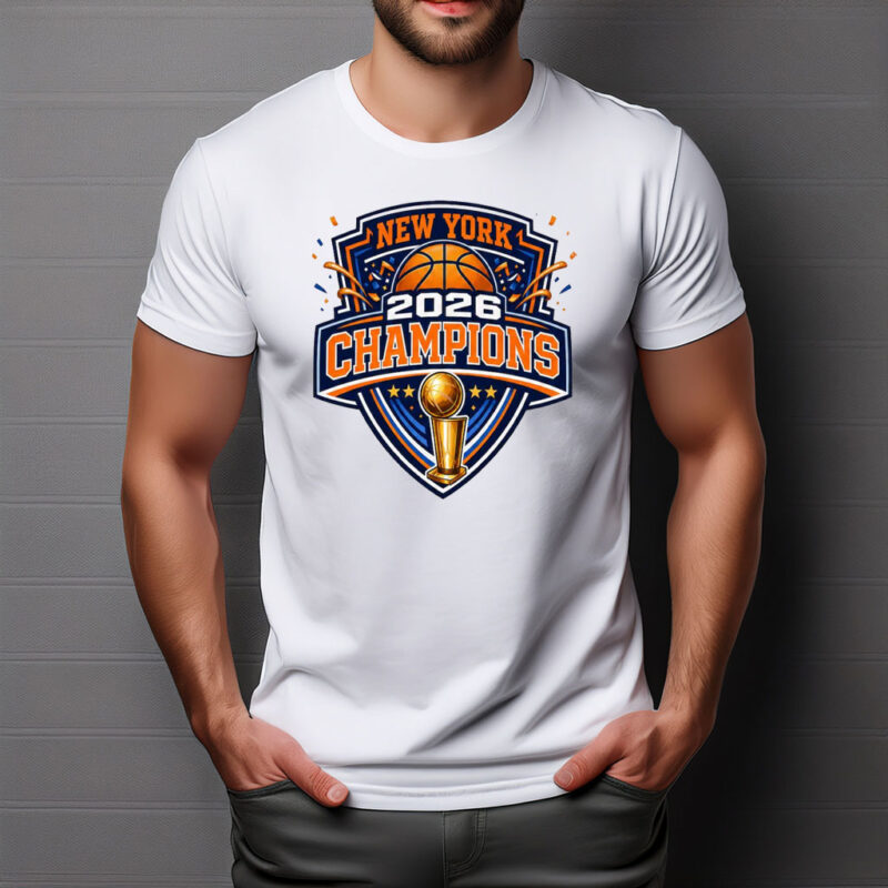 New York 2026 Champions Shirt, Knicks Basketball Fan Tee