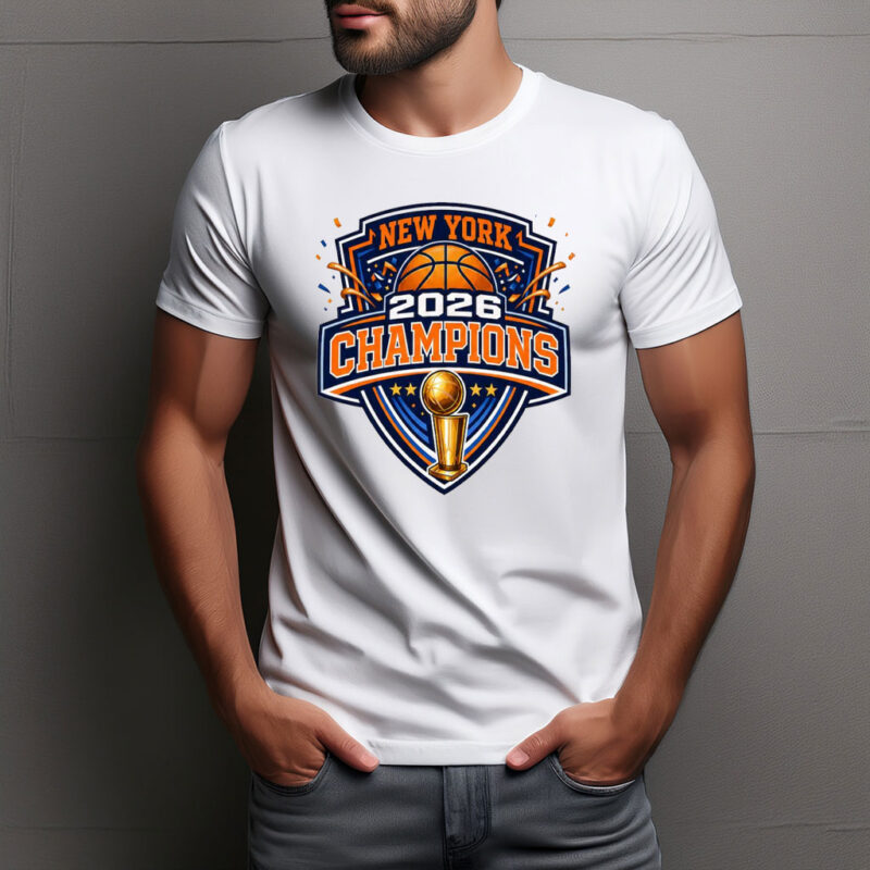 New York 2026 Champions Shirt, Knicks Basketball Fan Tee