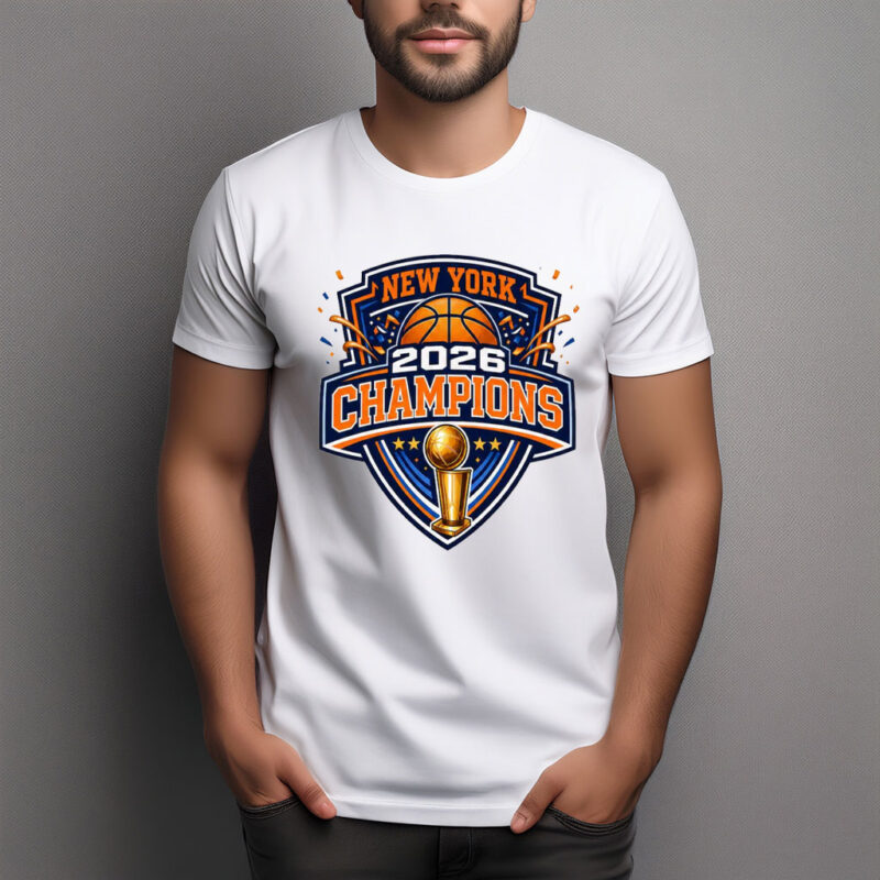 New York 2026 Champions Shirt, Knicks Basketball Fan Tee