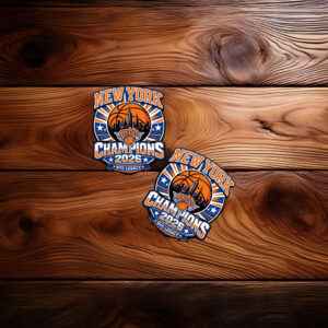 New York Basketball Champions 2026 Sticker
