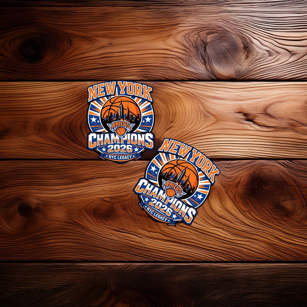 New York Basketball Champions 2026 Sticker