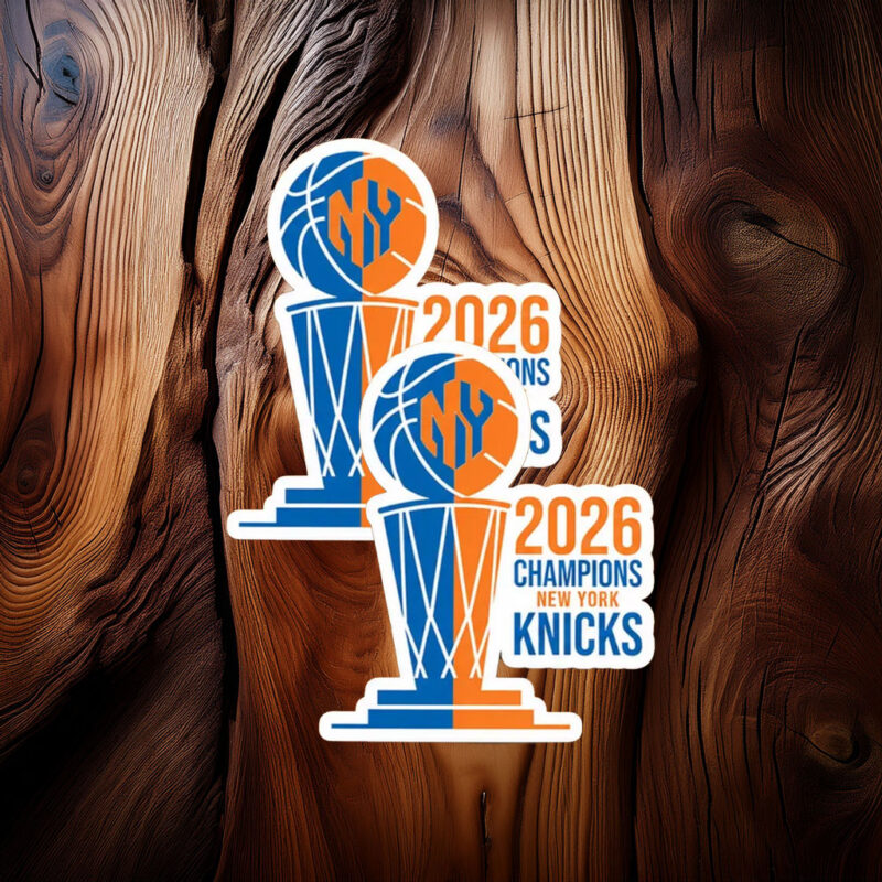 New York Knicks 2026 Champions Trophy Sticker
