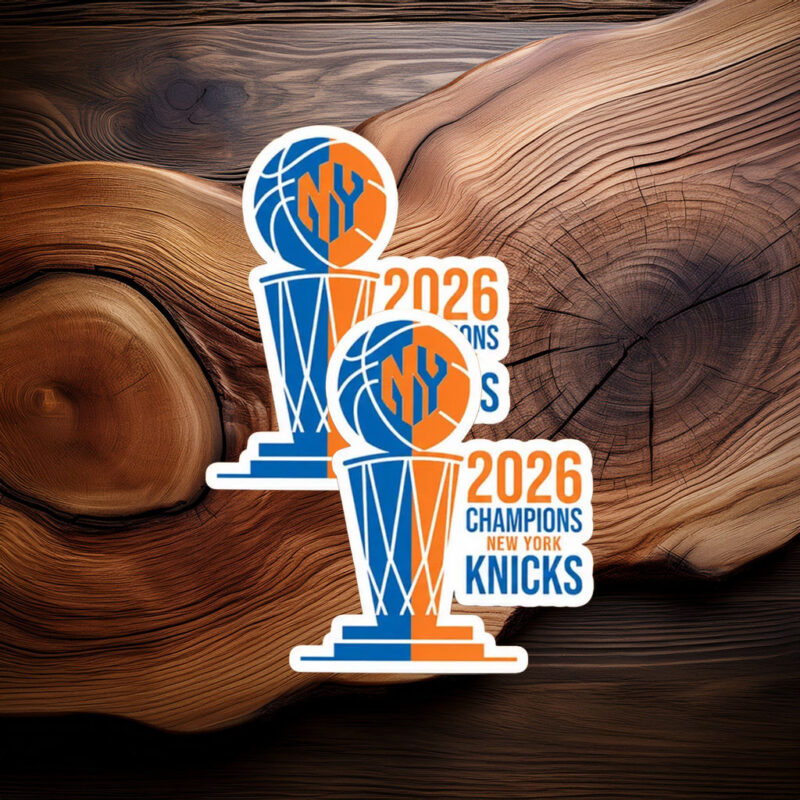 New York Knicks 2026 Champions Trophy Sticker