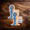 New York Knicks 2026 Champions Trophy Sticker