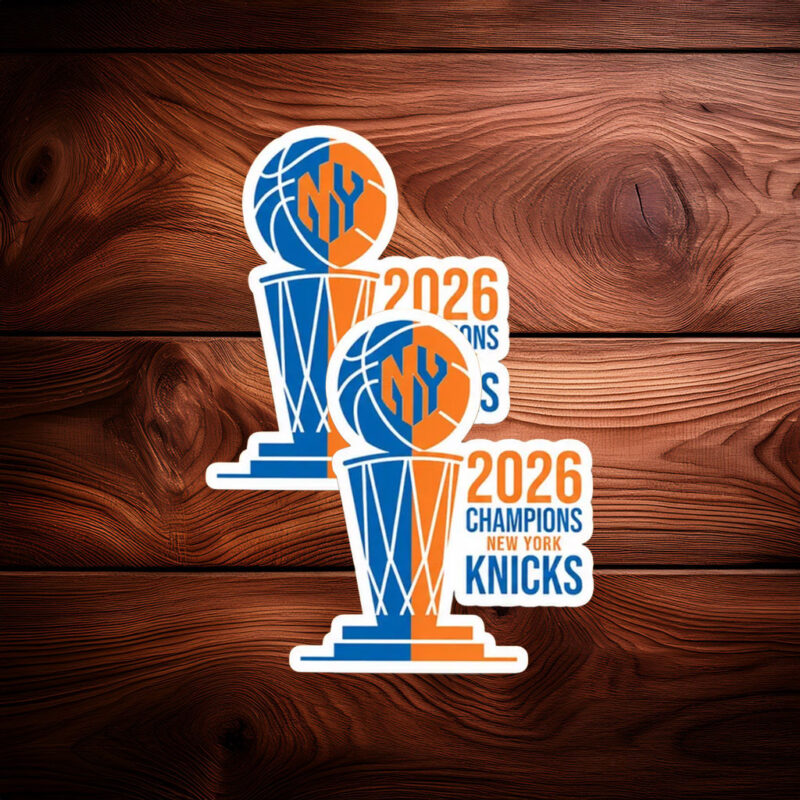 New York Knicks 2026 Champions Trophy Sticker