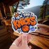 New York Knicks Graffiti Sticker – Basketball Fan Sticker