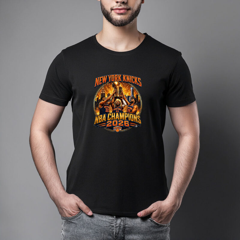 New York Knicks NBA Champions 2026 Graphic T-Shirt