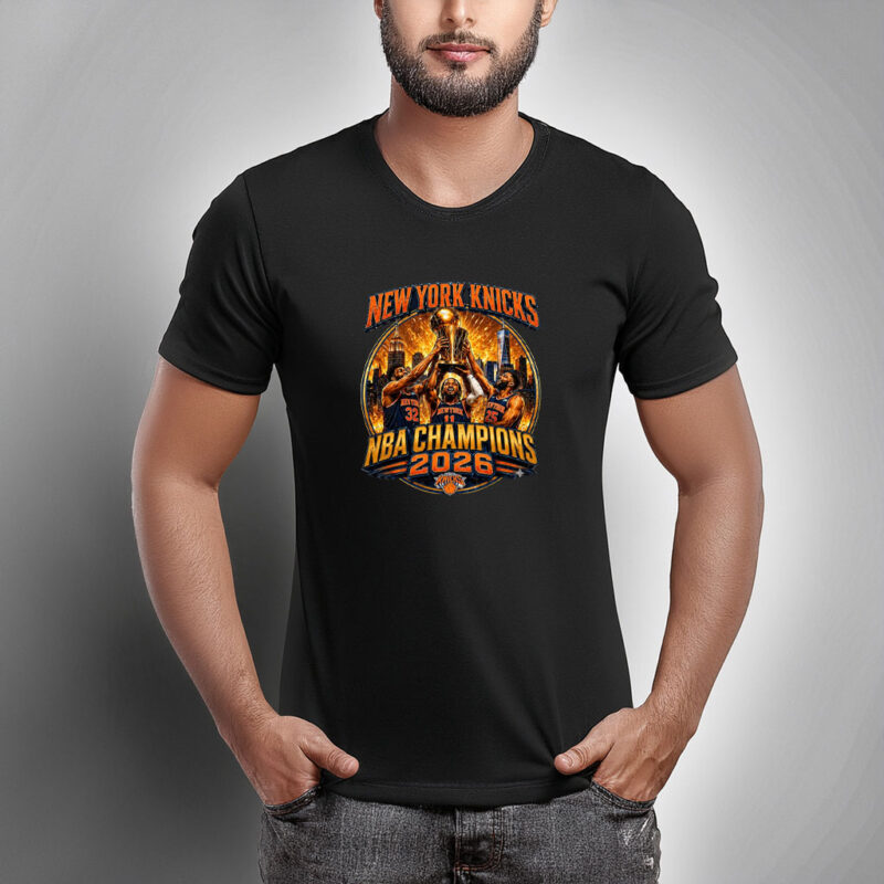 New York Knicks NBA Champions 2026 Graphic T-Shirt