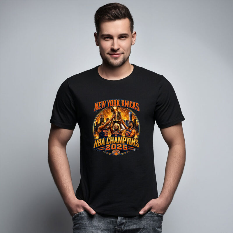 New York Knicks NBA Champions 2026 Graphic T-Shirt