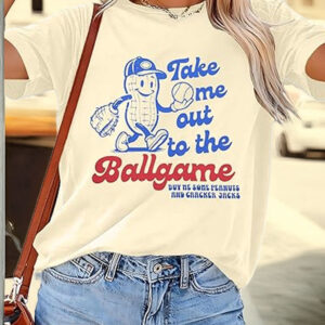 ALLTB Baseball Shirts for Women – Funny Baseball Mom Ballgame Graphic T-Shirt