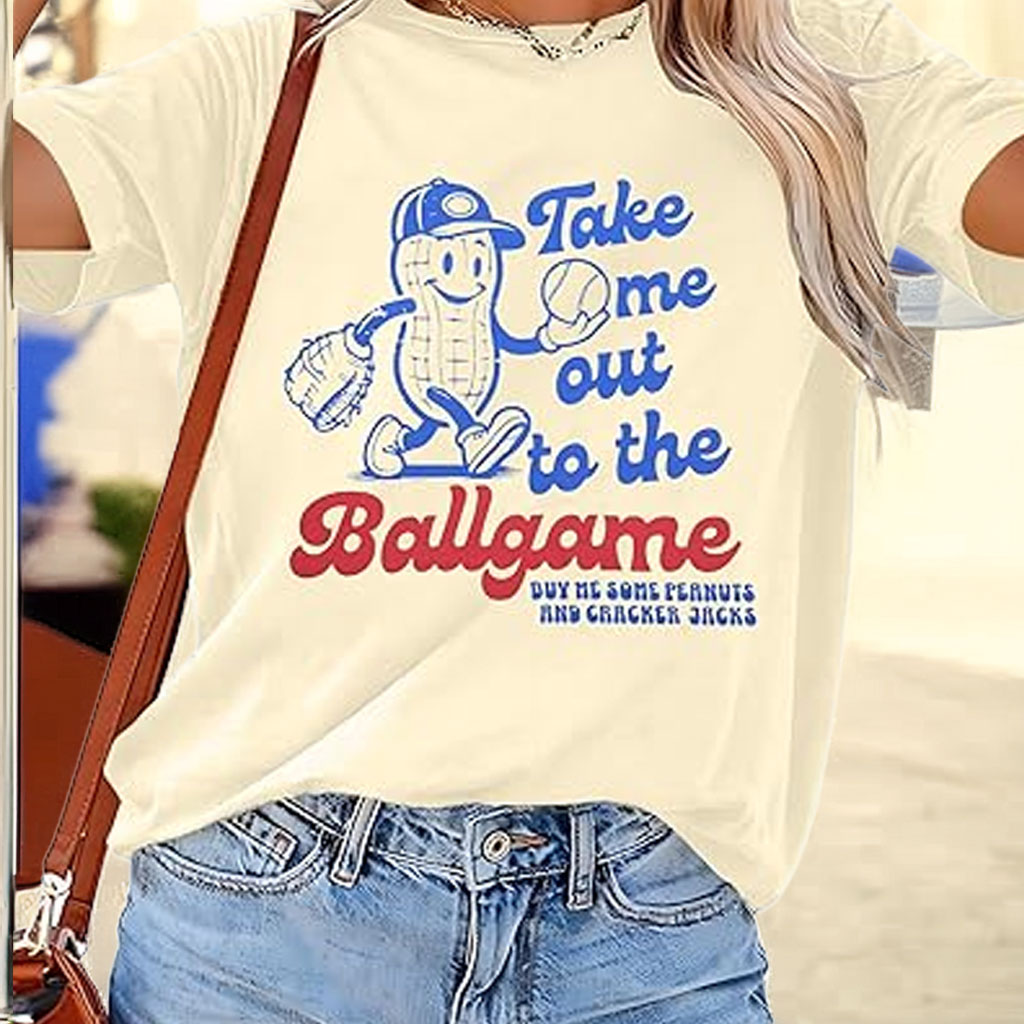 ALLTB Baseball Shirts for Women – Funny Baseball Mom Ballgame Graphic T-Shirt