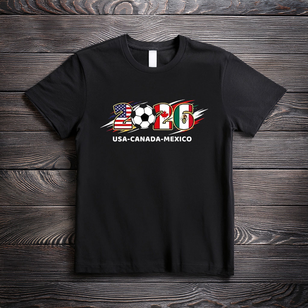 AMWIPE Soccer Cup 2026 Shirt for Women – USA Football Match Jersey Tee