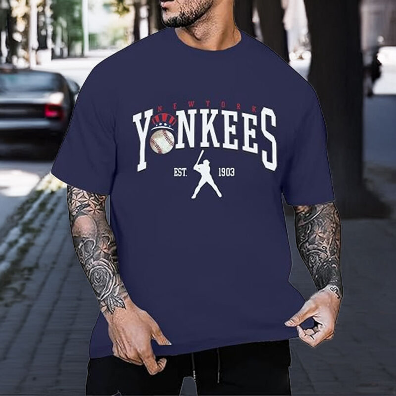 BANGELY Baseball Shirts for Men – Vintage Game Day Baseball Fan Graphic T-Shirt