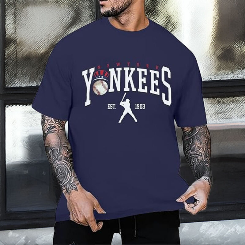 BANGELY Baseball Shirts for Men – Vintage Game Day Baseball Fan Graphic T-Shirt