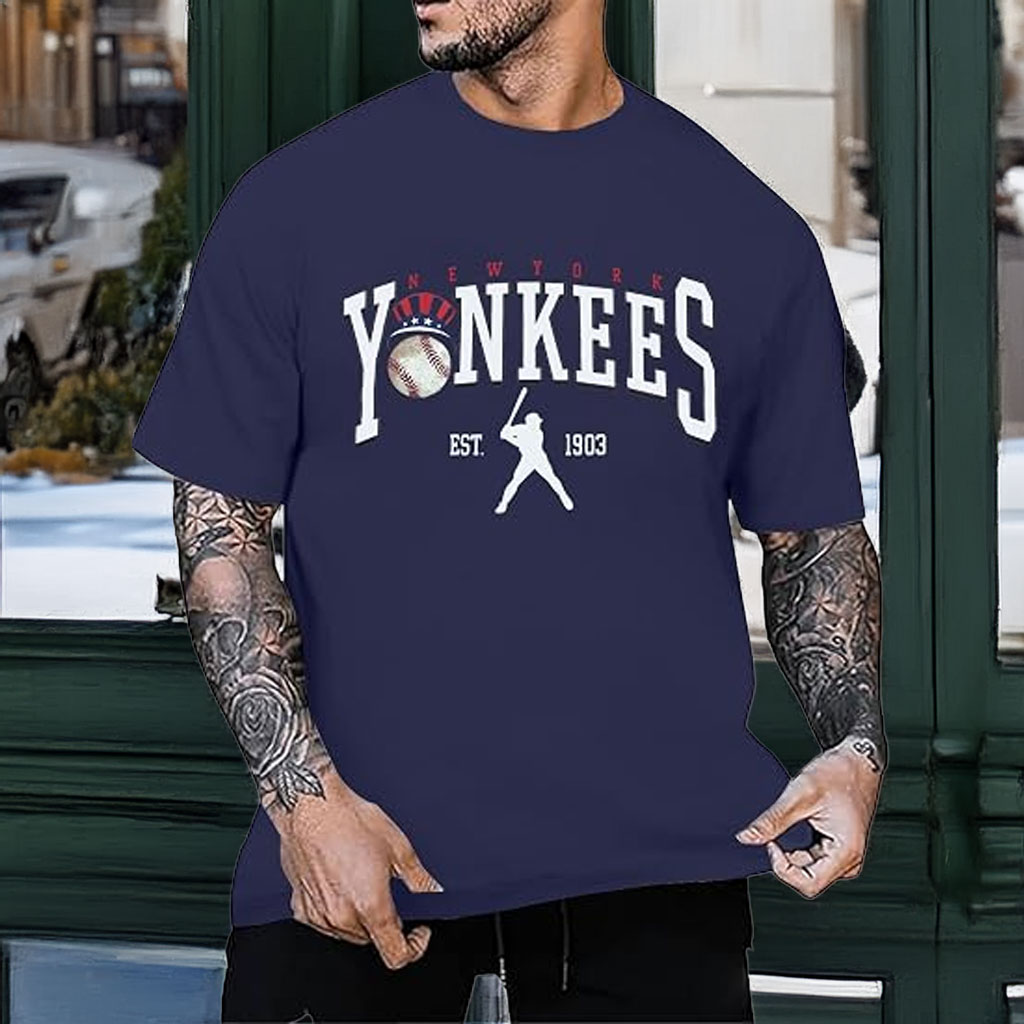 BANGELY Baseball Shirts for Men – Vintage Game Day Baseball Fan Graphic T-Shirt