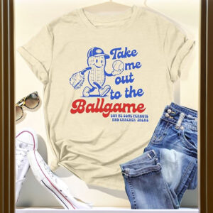 Baseball Shirt for Women – Baseball Mom Take Me Out to the Ballgame T-Shirt