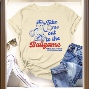Baseball Shirt for Women – Baseball Mom Take Me Out to the Ballgame T-Shirt