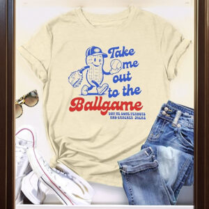 Baseball Shirt for Women – Baseball Mom Take Me Out to the Ballgame T-Shirt