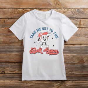 Baseball Shirt for Women – Oversized Ballgame Graphic Tee