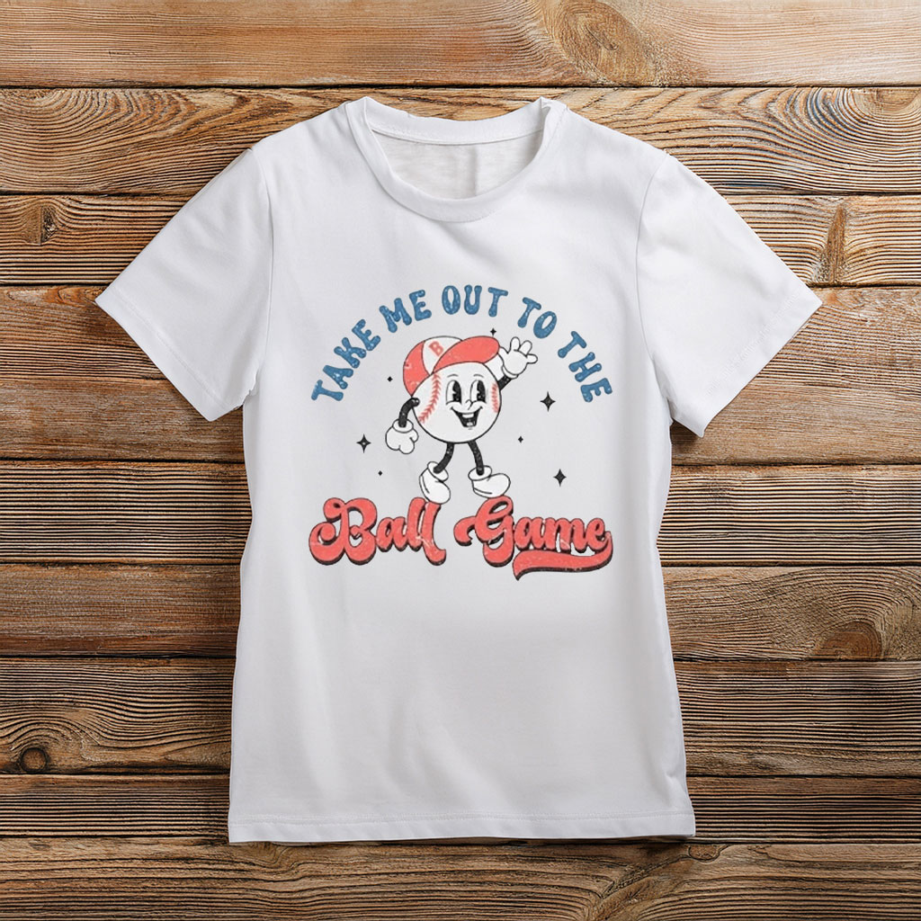 Baseball Shirt for Women – Oversized Ballgame Graphic Tee