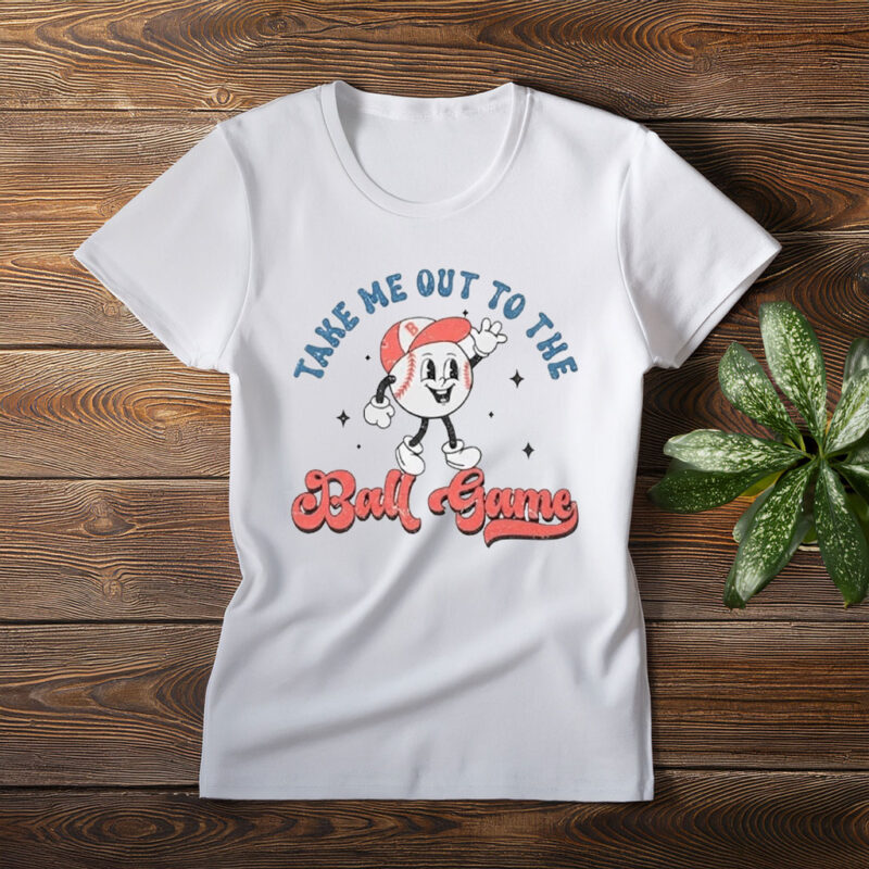 Baseball Shirt for Women – Oversized Ballgame Graphic Tee
