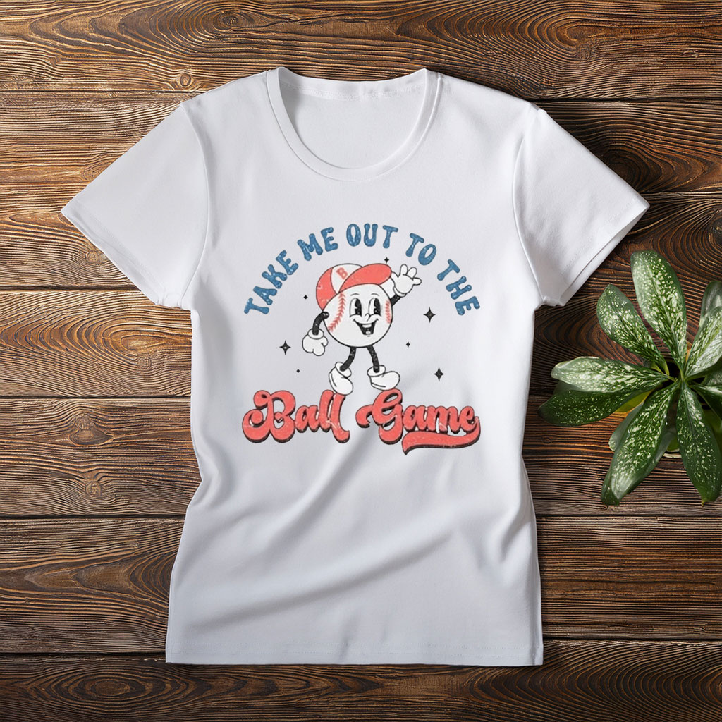 Baseball Shirt for Women – Oversized Ballgame Graphic Tee