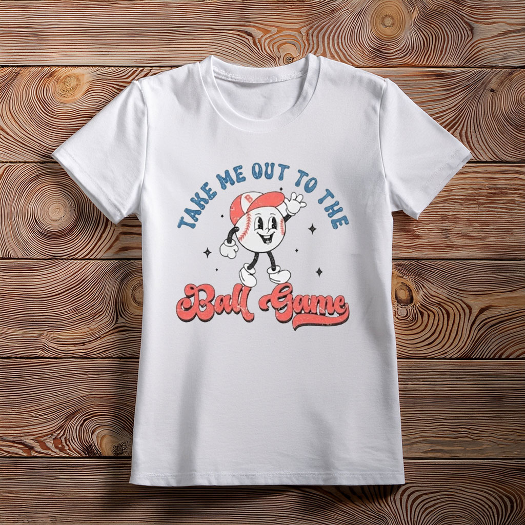 Baseball Shirt for Women – Oversized Ballgame Graphic Tee