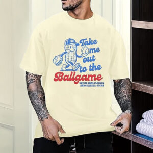 Baseball Shirts for Men – Take Me Out to the Ballgame Graphic T-Shirt