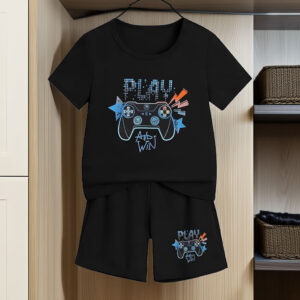 Cakaner Tween Boys Summer Clothes 2-Piece Short Sleeve Graphic T-Shirt Set