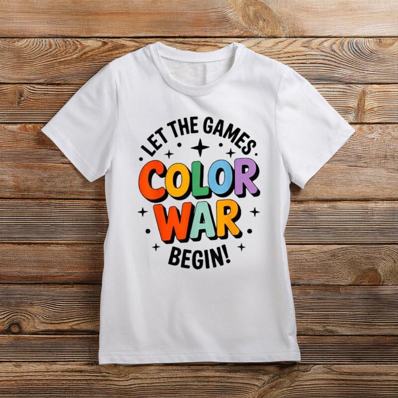 Color War Summer Games Begin Youth Camp Competition T-Shirt