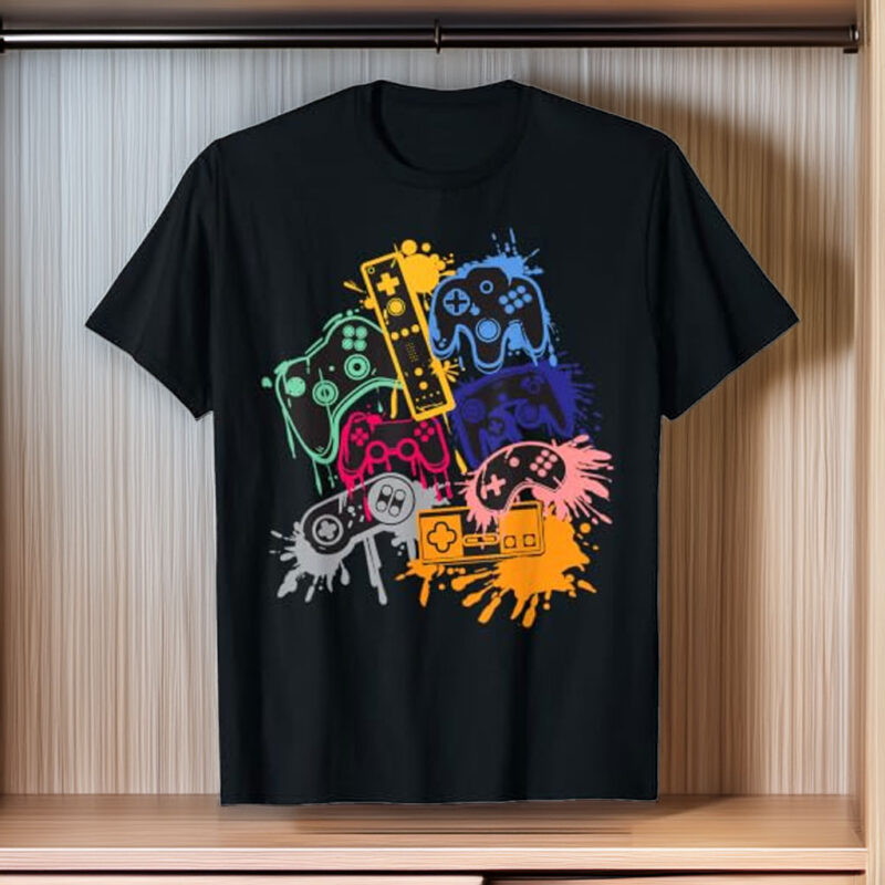 Control All The Things Video Game Controller T-Shirt Small
