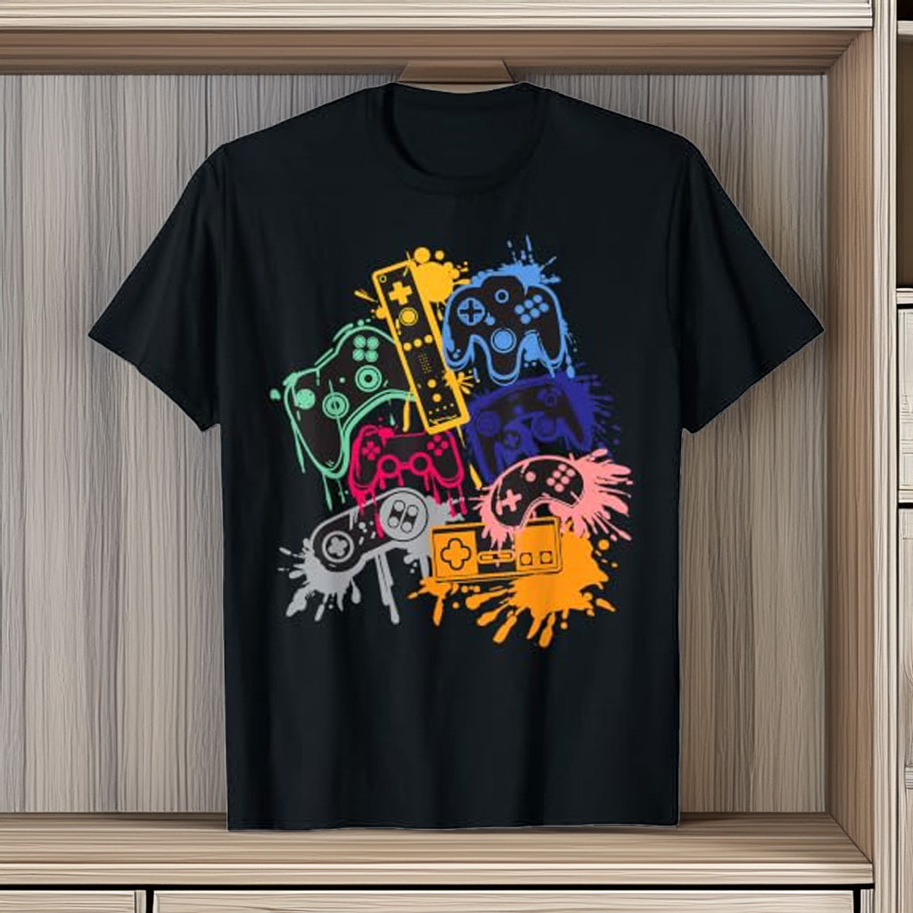 Control All The Things Video Game Controller T-Shirt Small