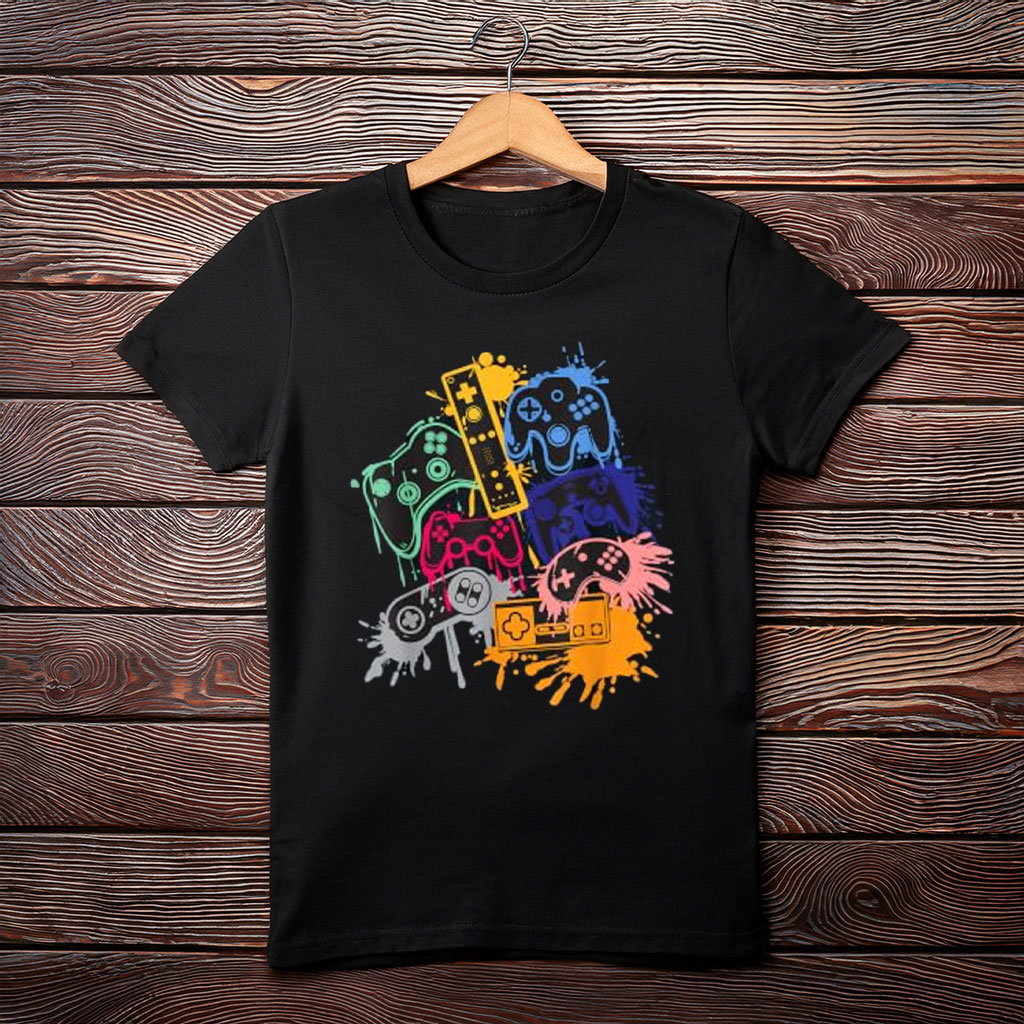 Control All the Things Video Game Controller T-Shirt