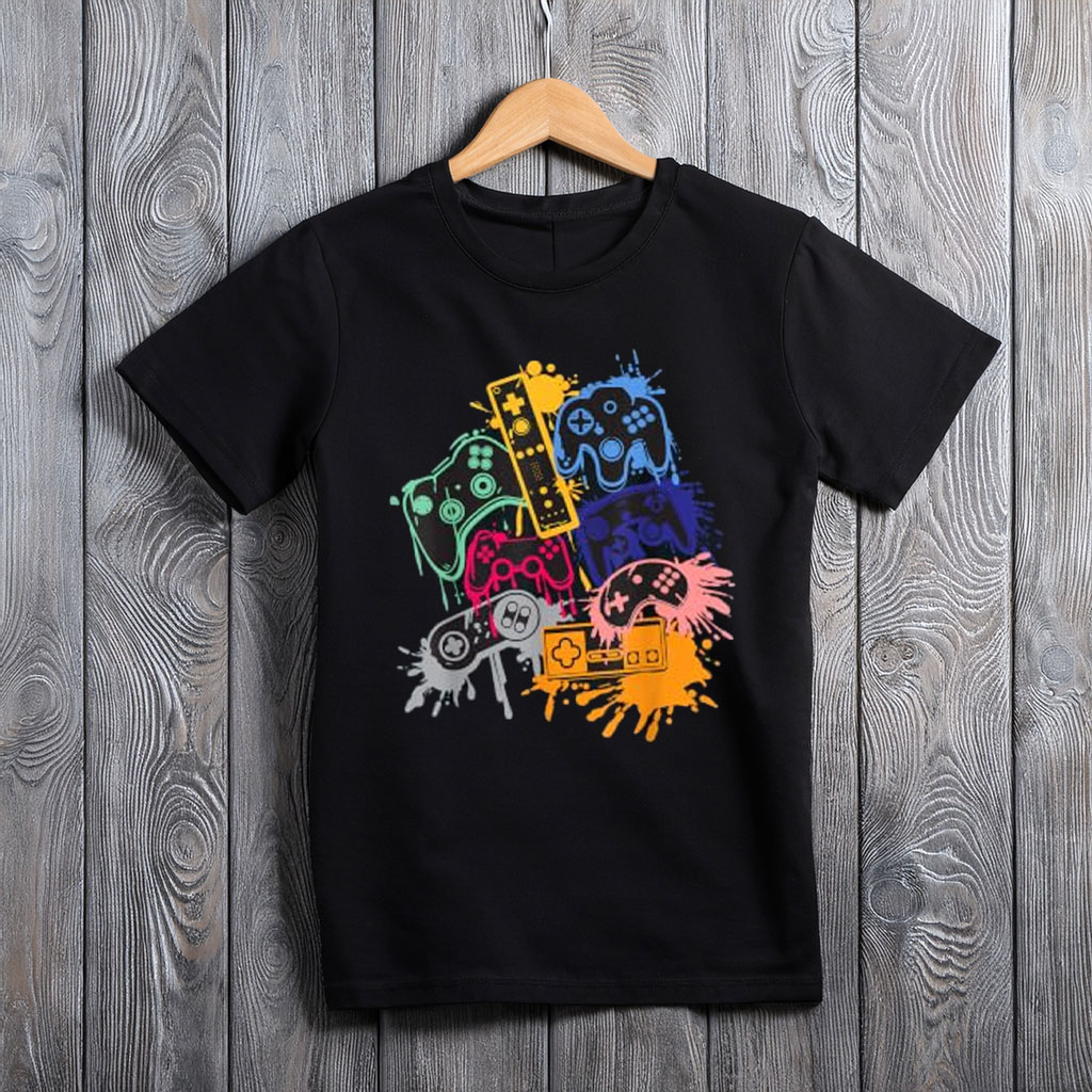 Control All the Things Video Game Controller T-Shirt