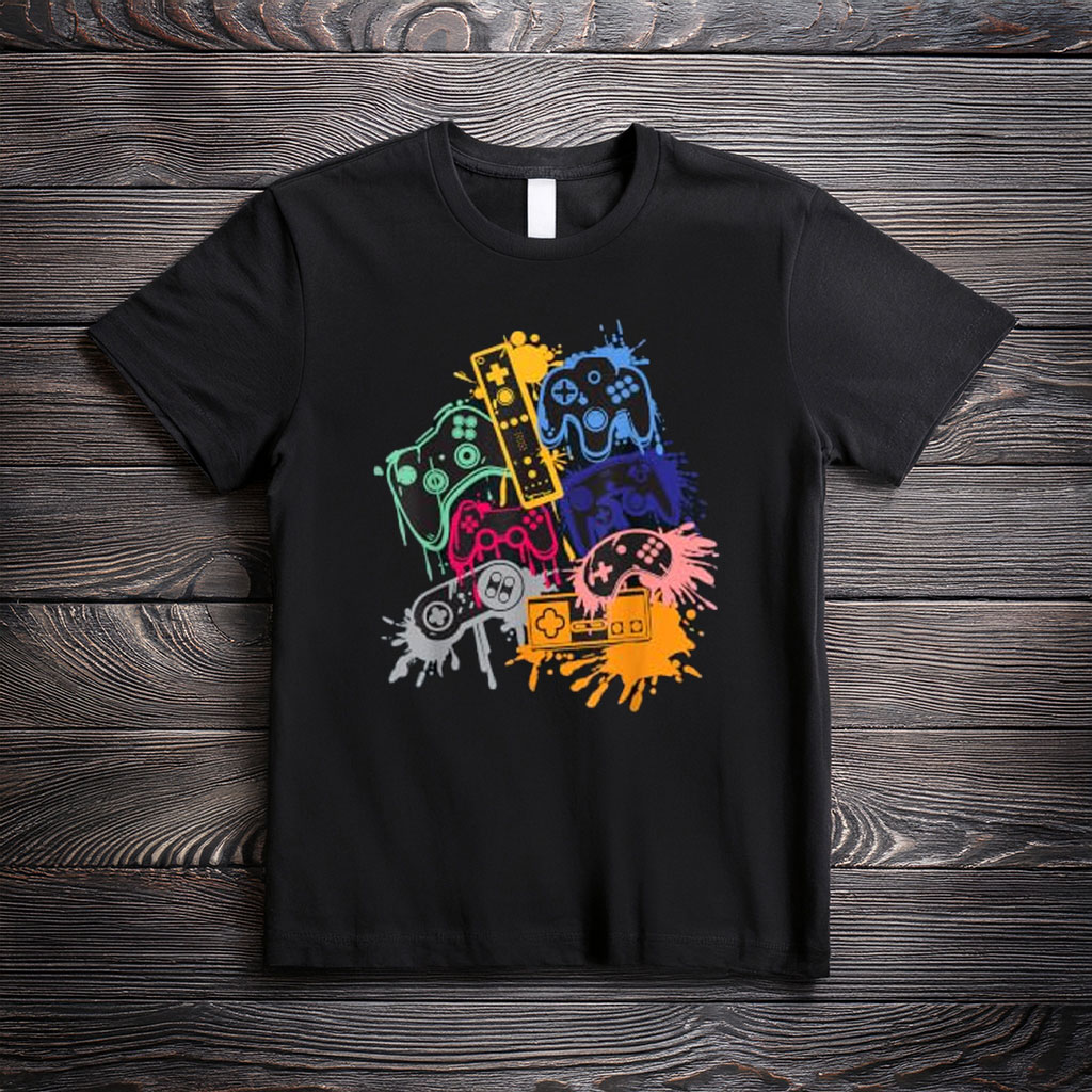 Control All the Things Video Game Controller T-Shirt